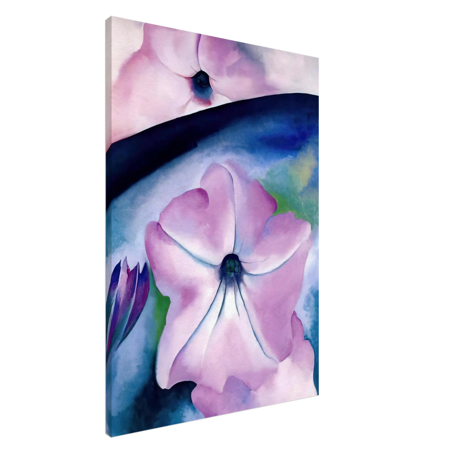 Georgia O'Keeffe - Petunia II Canvas - 20x30 cm / 8x12 inches-canvas