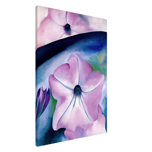 Georgia O'Keeffe - Petunia II Canvas - 20x30 cm / 8x12 inches-canvas