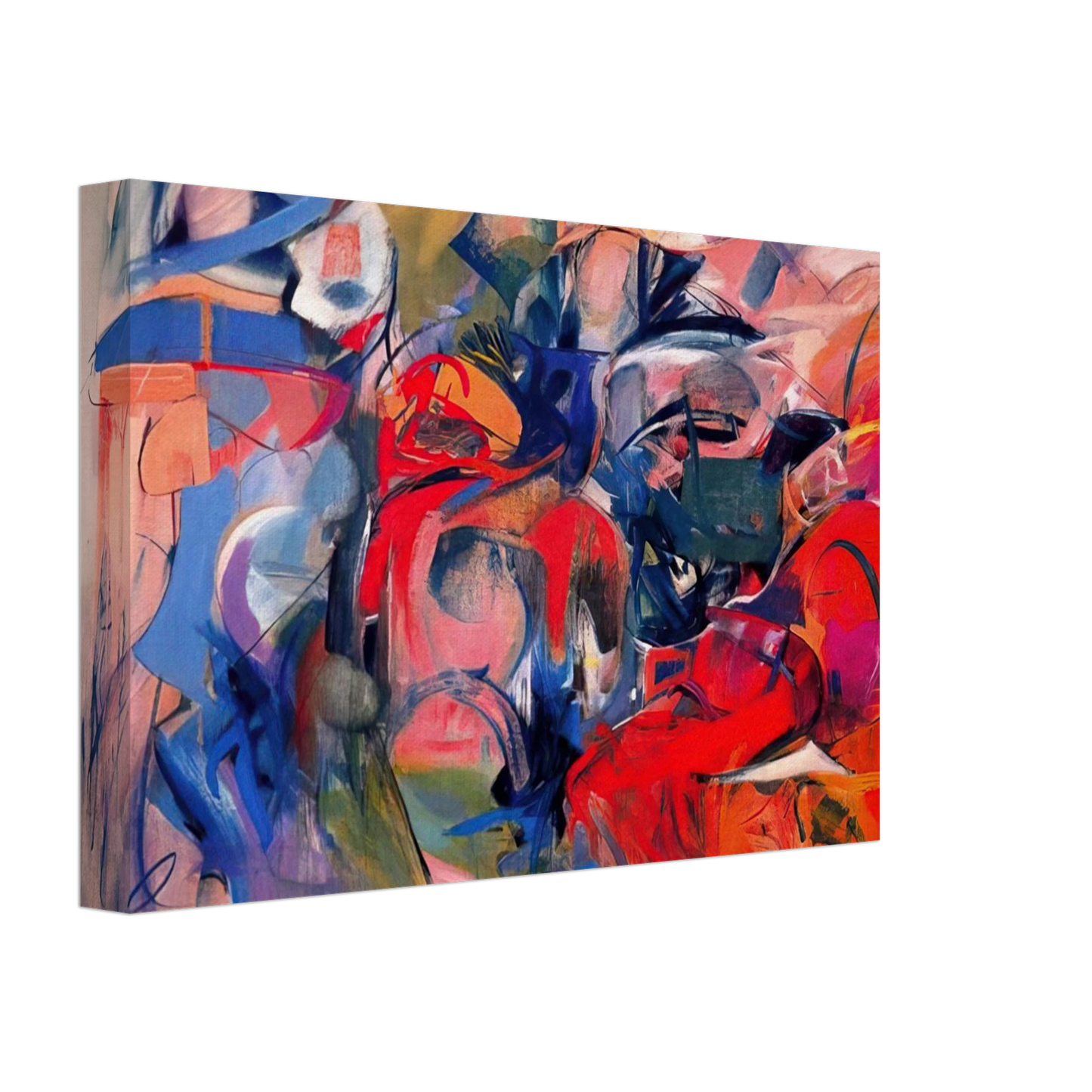 Miriam Schapiro - Fanfare - 1968 Canvas - 70x100 cm / 28x40 inches-canvas