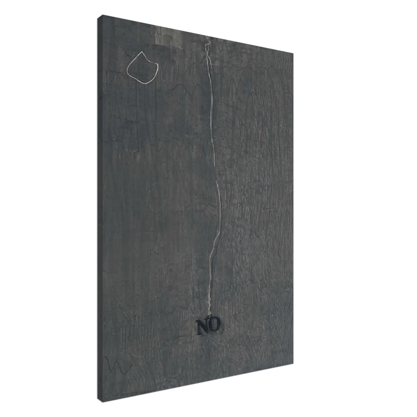 Jasper Johns - NO 1969 Canvas - 20x30 cm / 8x12 inches-canvas