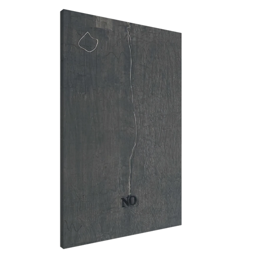 Jasper Johns - NO 1969 Canvas - 20x30 cm / 8x12 inches-canvas