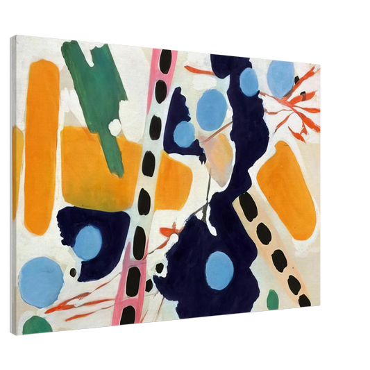 Ernst Wilhelm Nay - Untitled - 1954 Canvas - 20x30 cm / 8x12 inches-canvas