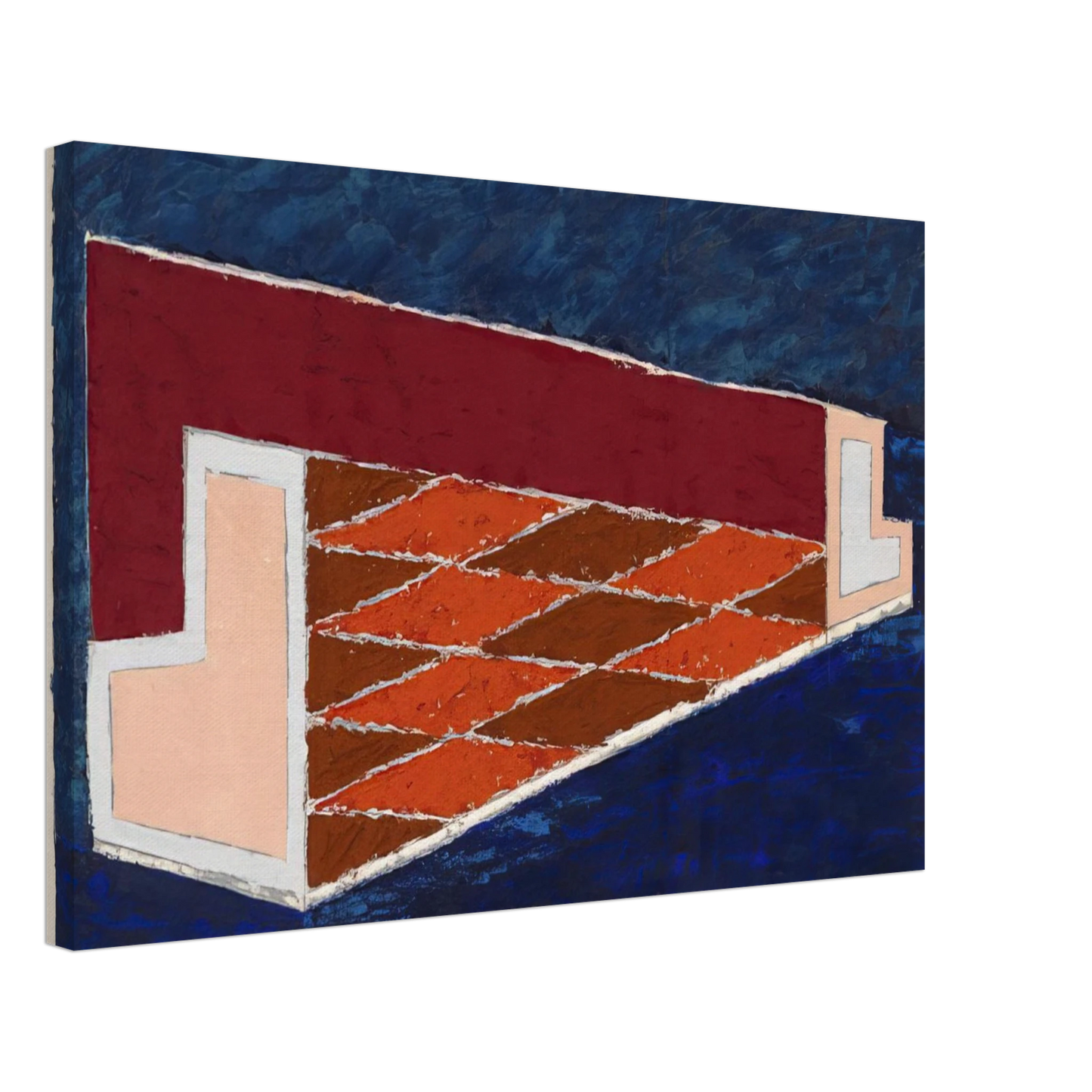 Josef Albers - ABSTRACT 1940 Canvas - 40x60 cm / 16x24 inches-canvas