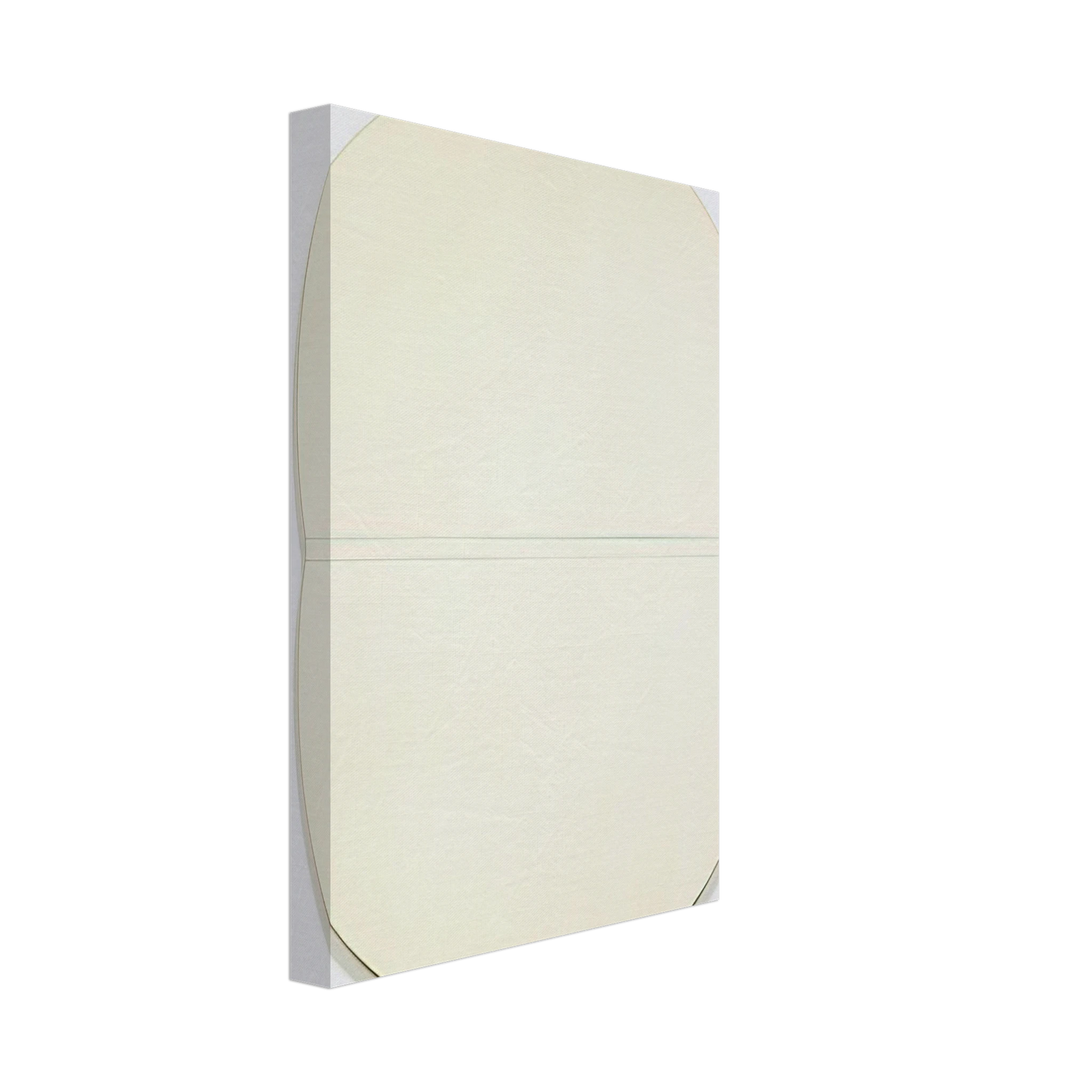 Ellsworth Kelly - White Plaque. Bridge Arch and Reflection Canvas - 40x60 cm / 16x24 inches-canvas