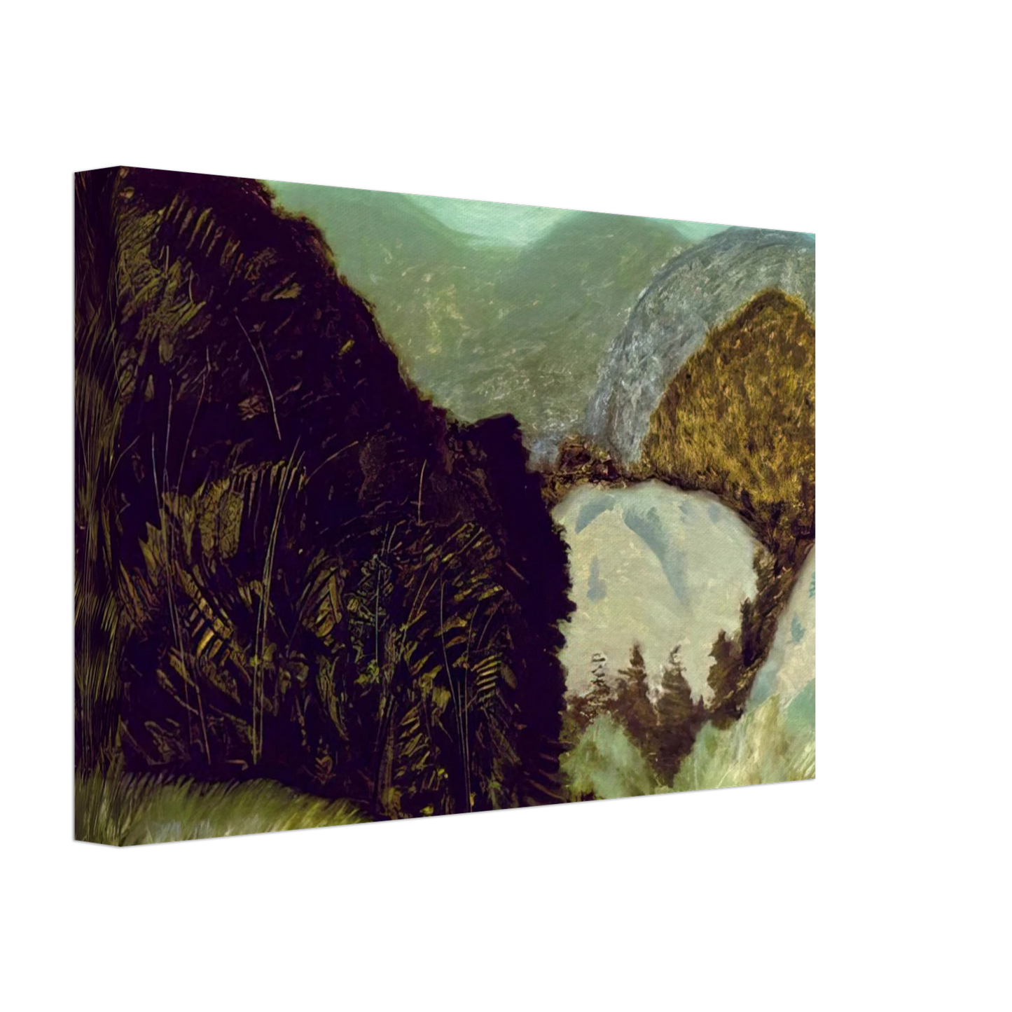 Milton Avery - Vermont Hills - 1936 Canvas - 40x60 cm / 16x24 inches-canvas