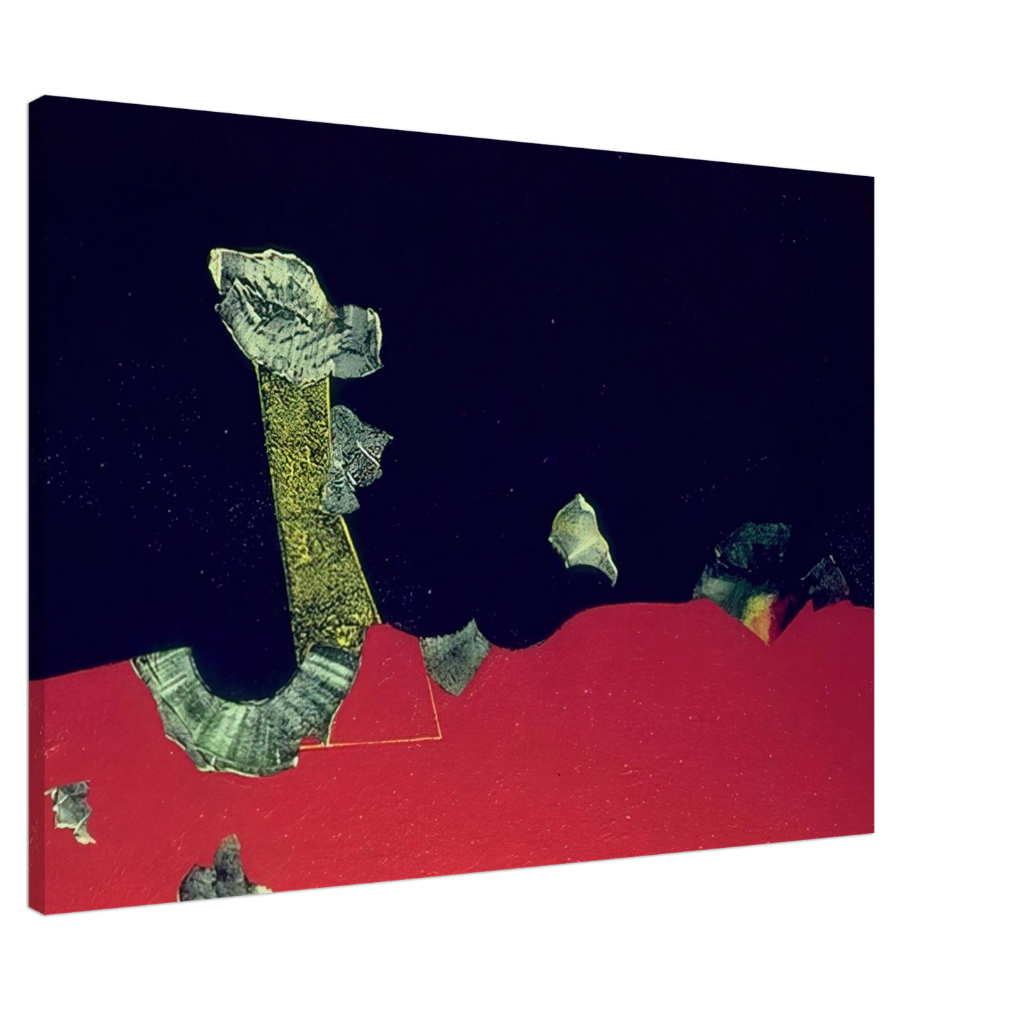 Max Ernst - Landscape with shells Canvas - 20x30 cm / 8x12 inches-canvas