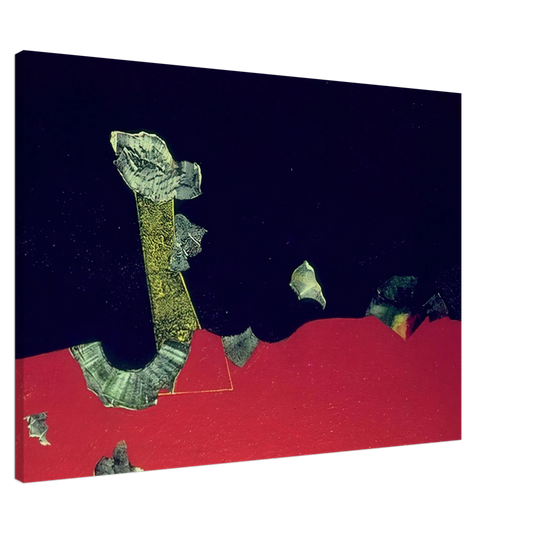 Max Ernst - Landscape with shells Canvas - 20x30 cm / 8x12 inches-canvas