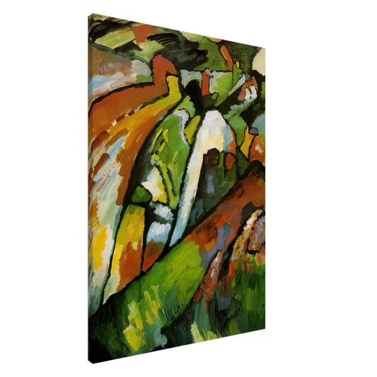 Wassily Kandinsky - IMPROVISATION 7 1910 Canvas - 20x30 cm / 8x12 inches-canvas
