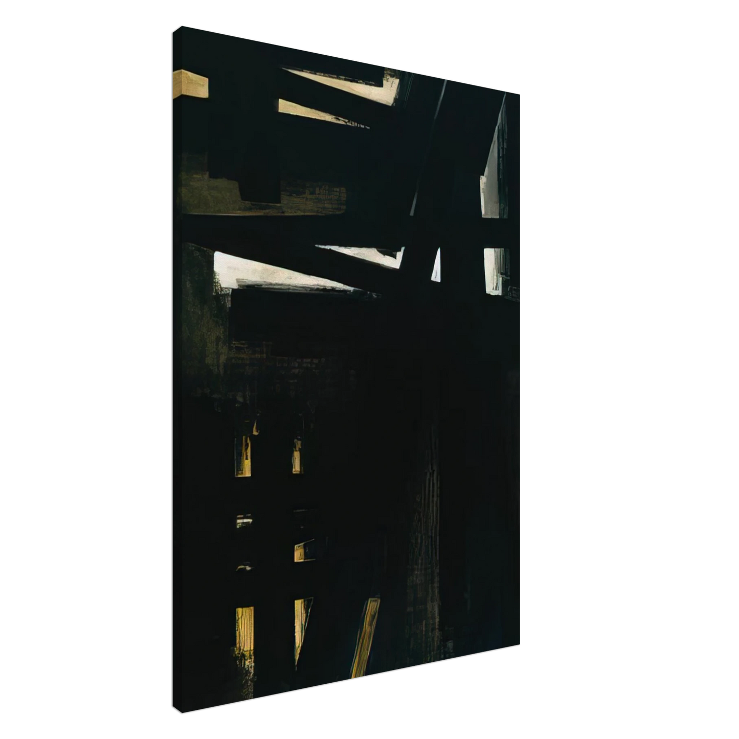 Pierre Soulages - Painting, 23 May 1953 - 1953 Canvas - 20x30 cm / 8x12 inches-canvas