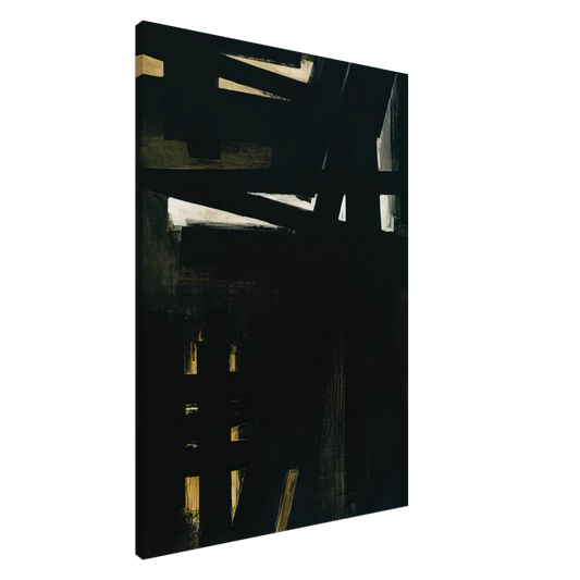 Pierre Soulages - Painting, 23 May 1953 - 1953 Canvas - 20x30 cm / 8x12 inches-canvas