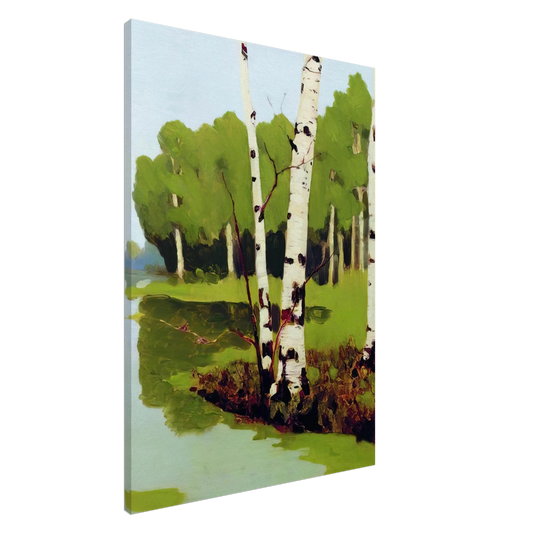 Arkhyp Kuindzhi - Birches Canvas - 20x30 cm / 8x12 inches-canvas