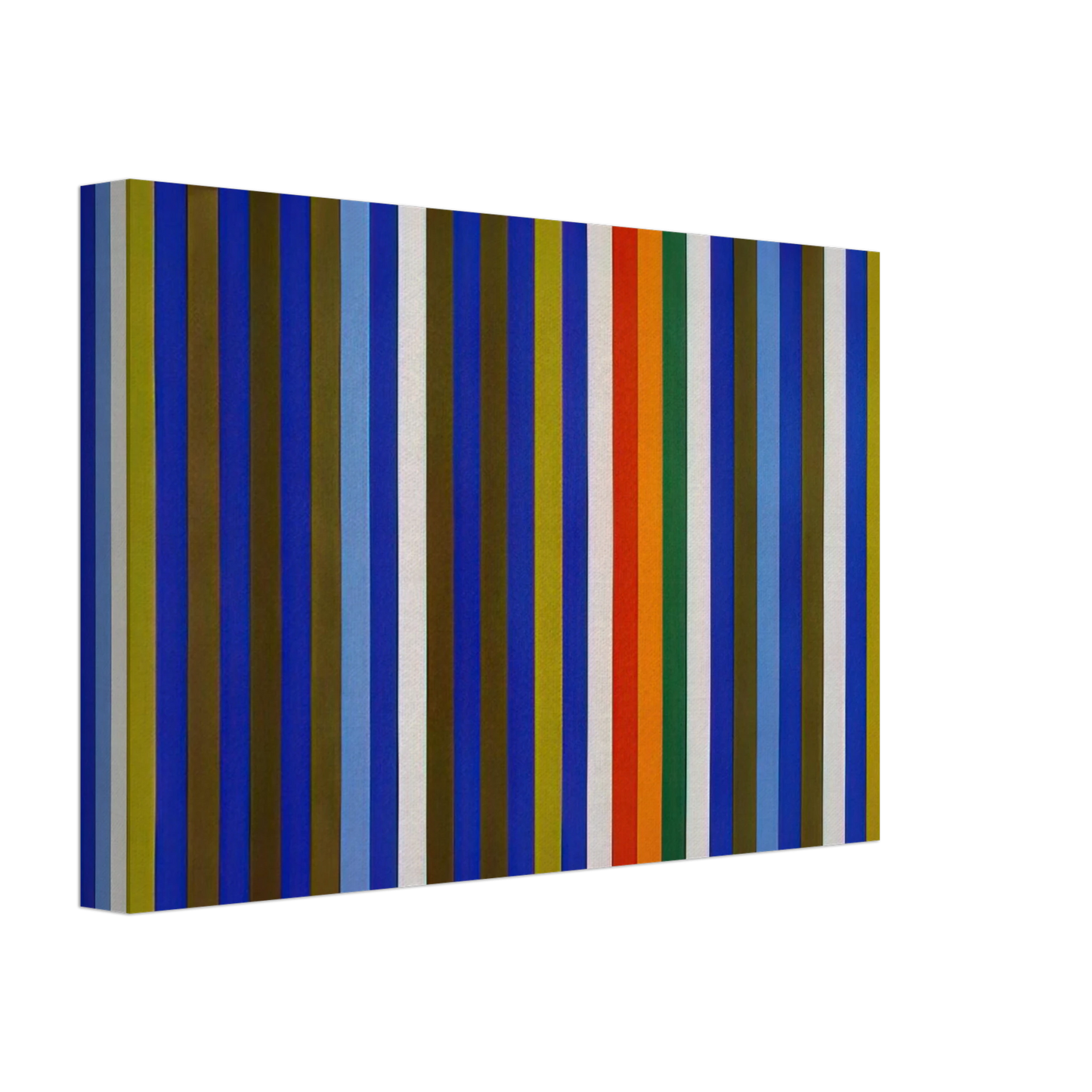 Gene Davis - Citadel - 1962 Canvas - 40x60 cm / 16x24 inches-canvas