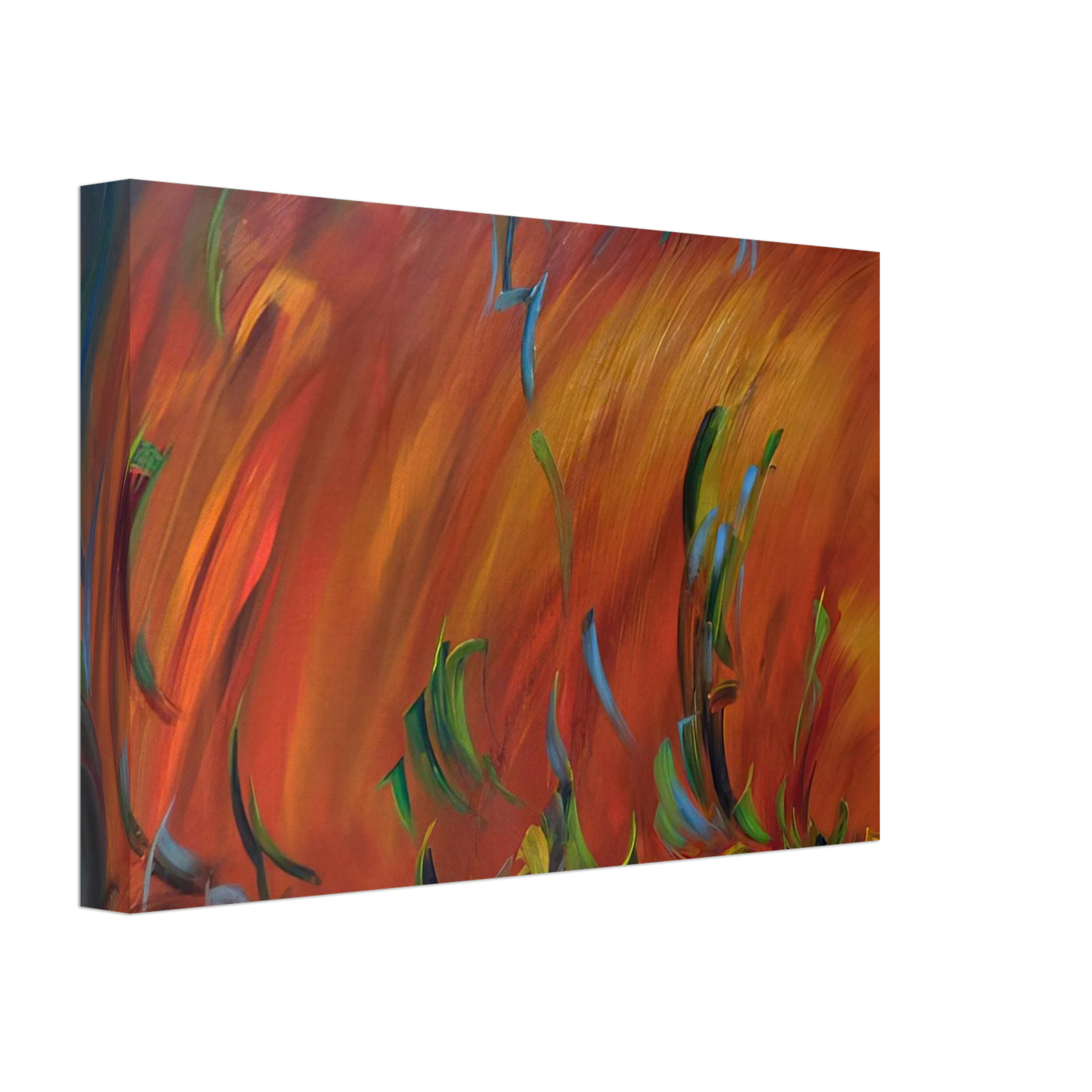 Konrad Zuse - Evening Canvas - 70x100 cm / 28x40 inches-canvas