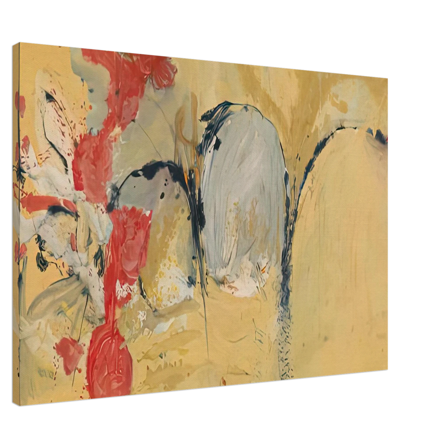 Helen Frankenthaler - Large Abstract Still Life, 1951- Canvas - 20x30 cm / 8x12 inches-canvas