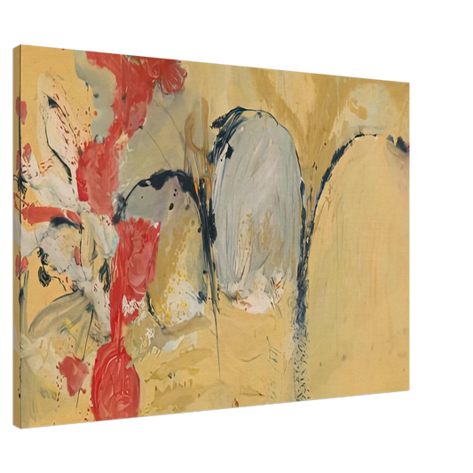 Helen Frankenthaler - Large Abstract Still Life, 1951- Canvas - 20x30 cm / 8x12 inches-canvas