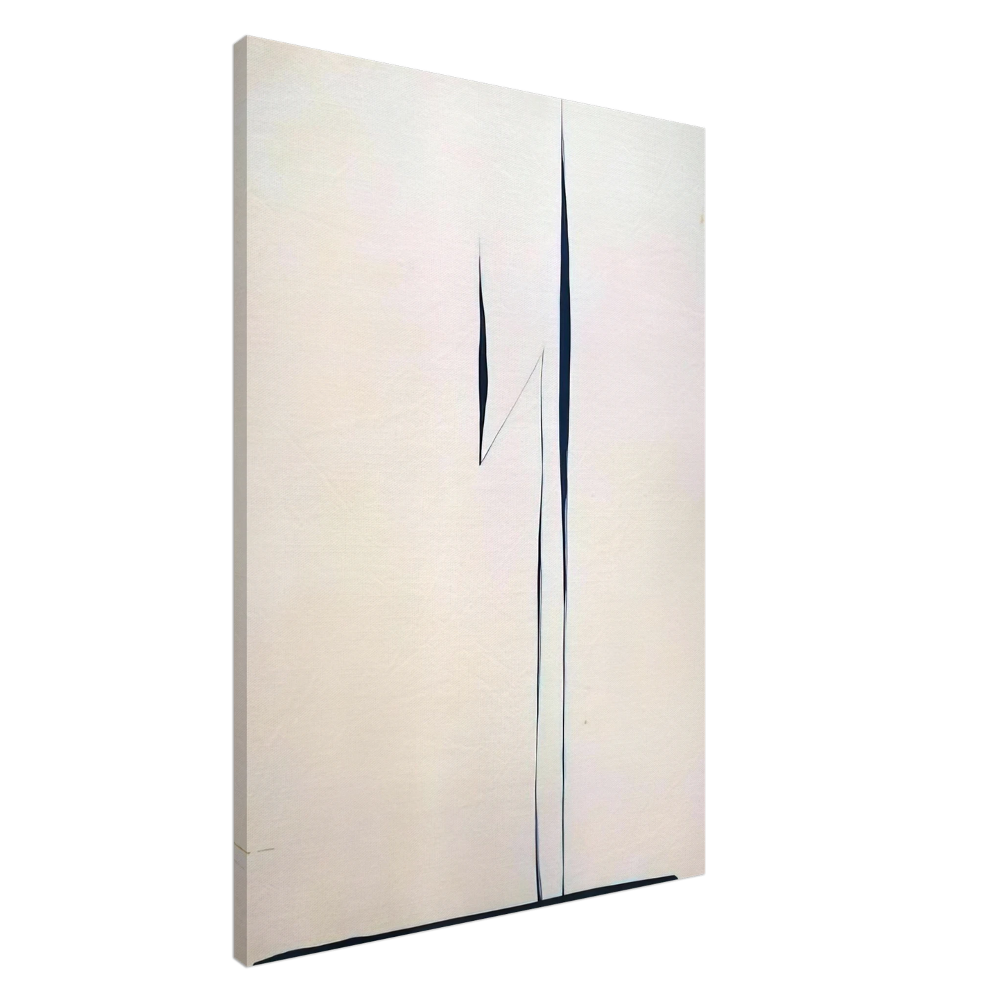 Georgia O'Keeffe - Black Lines 1 Canvas - 20x30 cm / 8x12 inches-canvas