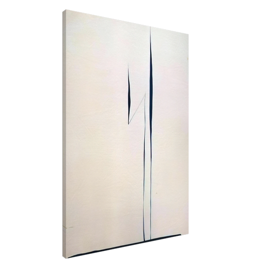 Georgia O'Keeffe - Black Lines 1 Canvas - 20x30 cm / 8x12 inches-canvas