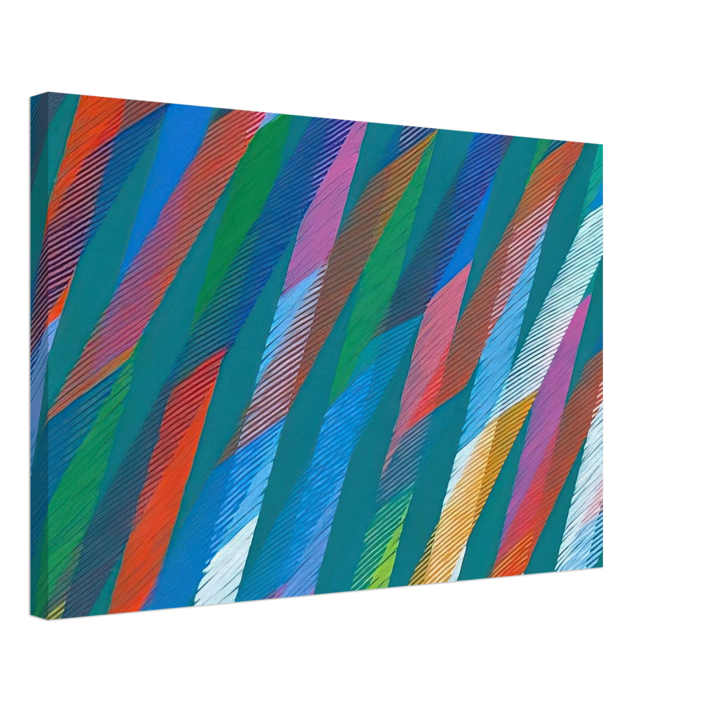 Piero Dorazio - Irish - 1998 Canvas - 40x60 cm / 16x24 inches-canvas