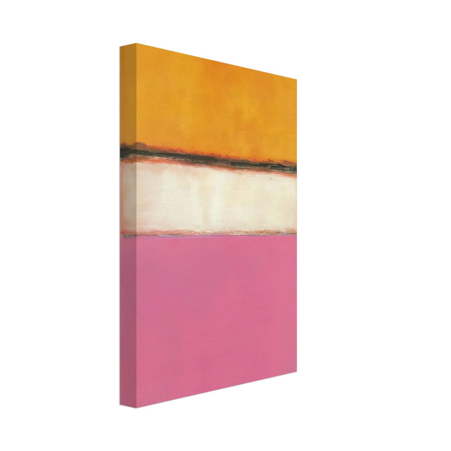 Mark Rothko - White Center Yellow, Pink and Lavender on Rose - 1950 Canvas - 40x60 cm / 16x24 inches-canvas