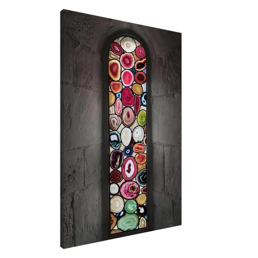 Sigmar Polke - AHATFENSTER 2009 2 Canvas - 20x30 cm / 8x12 inches-canvas