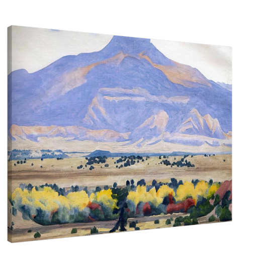 Georgia O'Keeffe - Pedernal Canvas - 20x30 cm / 8x12 inches-canvas